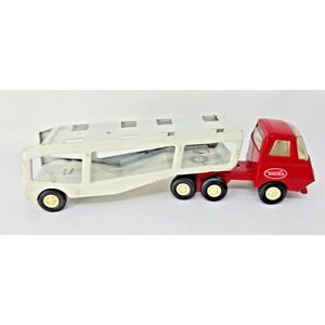 Tonka Red Semi-Truck with White Autohauler 55010 Vintage Pressed Steel Classics